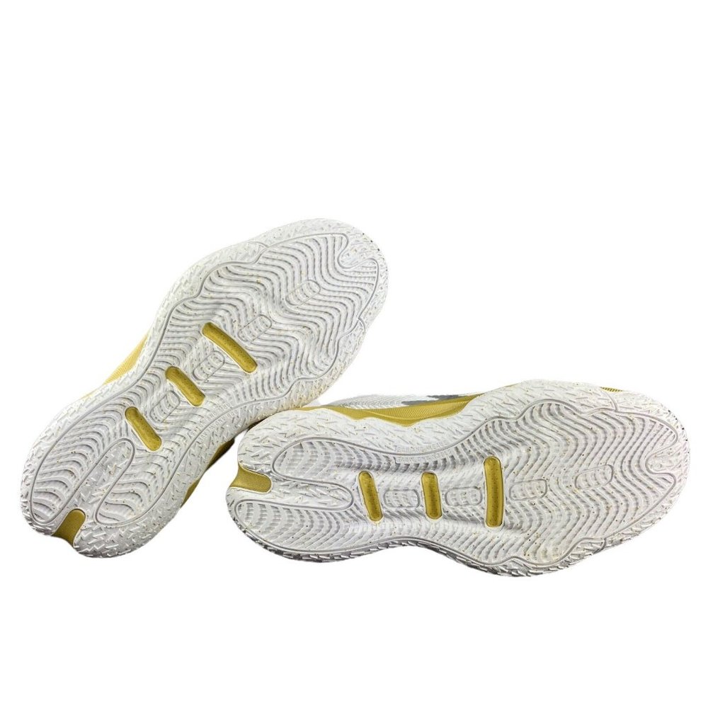 Adidas Dame 8 White Silver Gold Metallic Basketball Shoes GY1755 Size 7 * - Picture 7 of 8